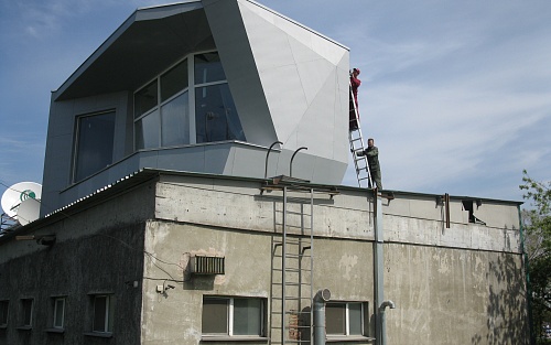 Здание радиорубки Радио "Серебрянный дождь"